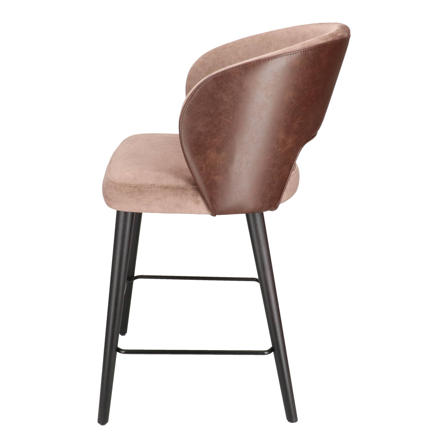 T LOLA H MOCCA  Brown design Low bar stool
